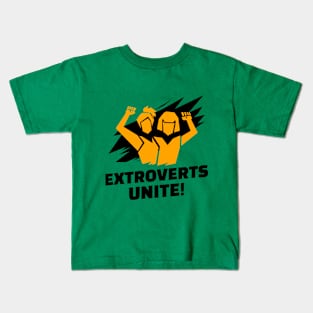 Extroverts Unite Together Kids T-Shirt